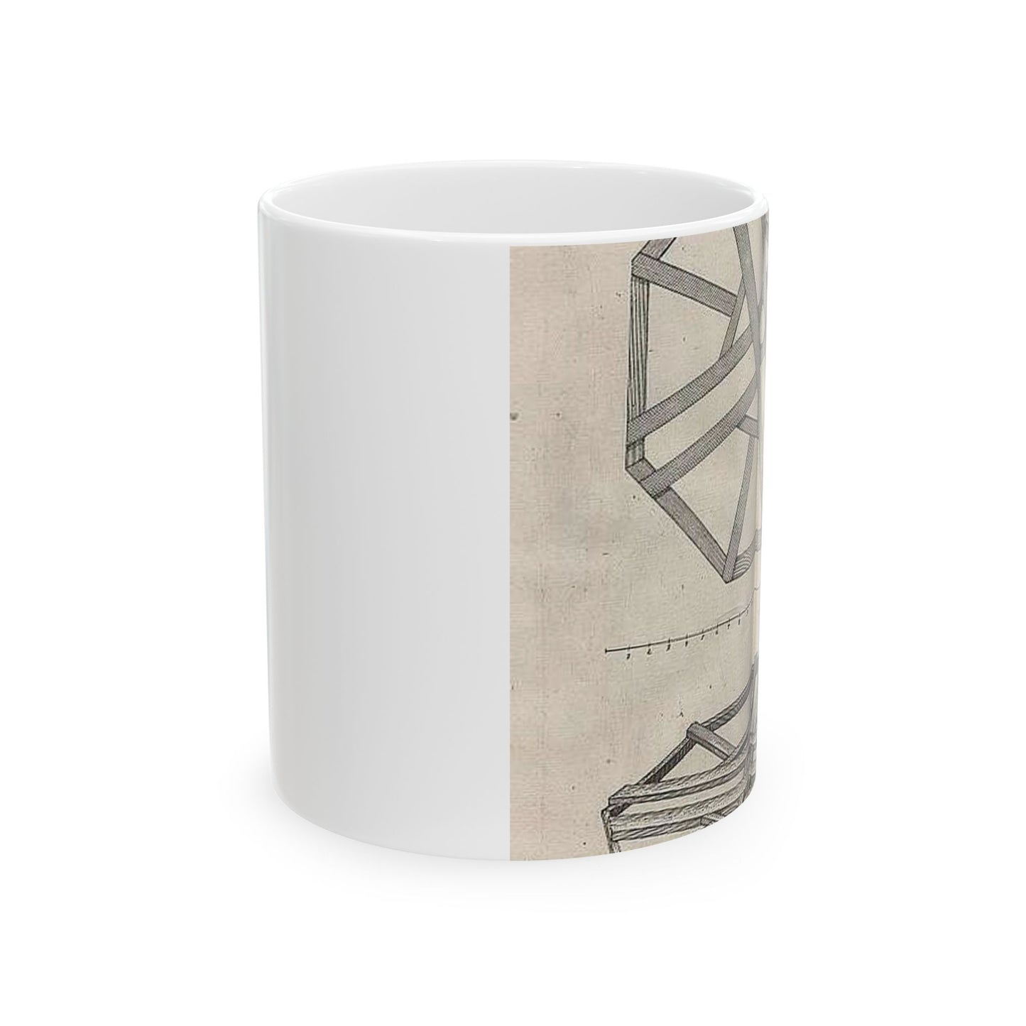 Patent Drawing of Engine - Fotothek df tg 0002625 Architektur ^ Bauwesen ^ Kran ^ Tragwerk Public domain image Beautiful Novelty Ceramic Coffee Mug 11oz