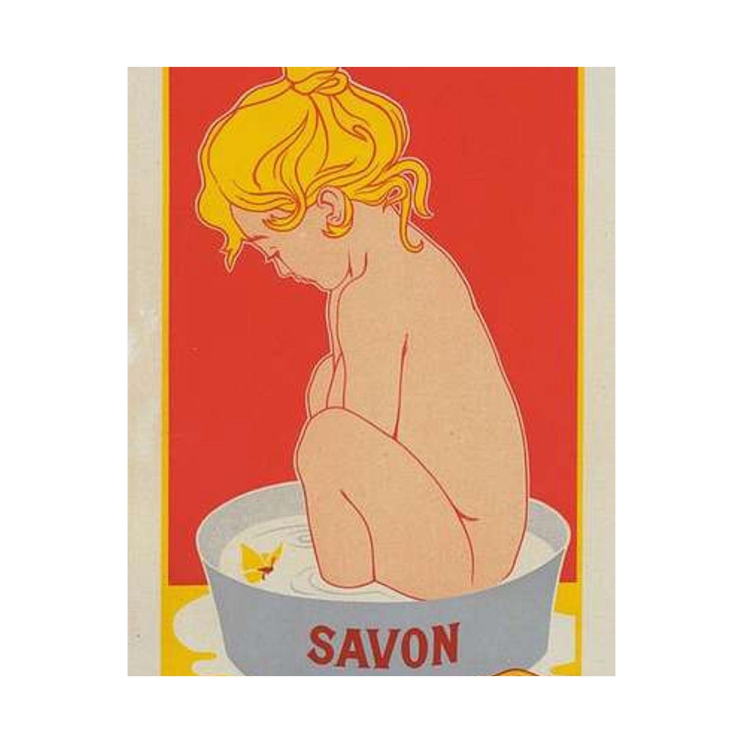 Affiche belge pour le "Savon Starlight". High Quality Matte Wall Art Poster for Home, Office, Classroom