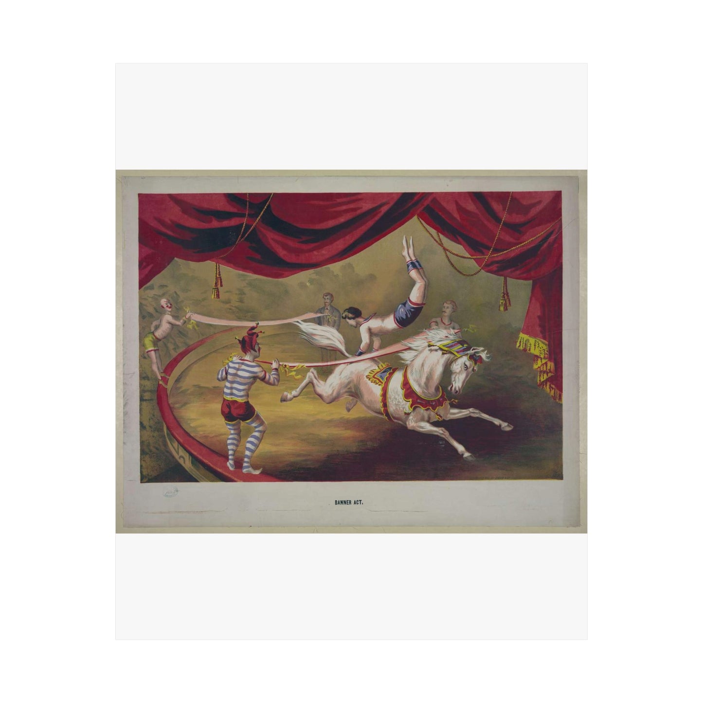 Banner act - Print, Library of Congress collection High Quality Matte Wall Art Poster for Home, Office, Classroom