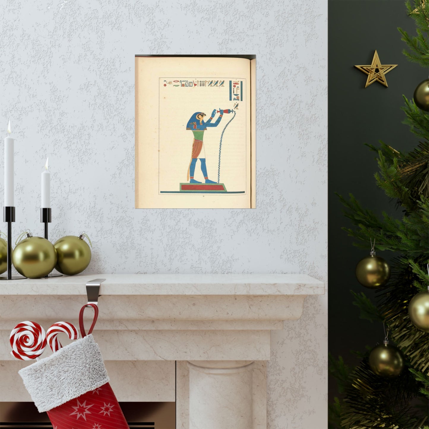 Thoth Trismégiste, le premier Hermès, Hermès Trismégiste. High Quality Matte Wall Art Poster for Home, Office, Classroom