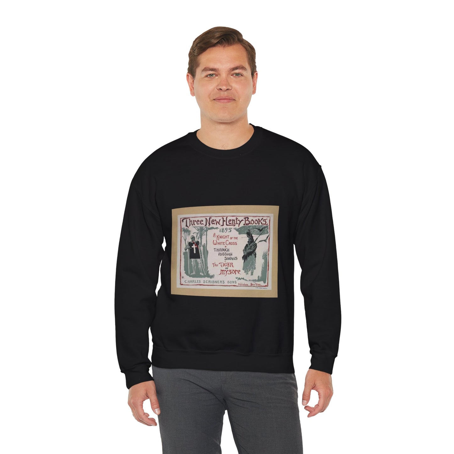 Three new Henty books., Art Nouveau Poster Black Heavy Blend Adult Crew Neck SweatShirt