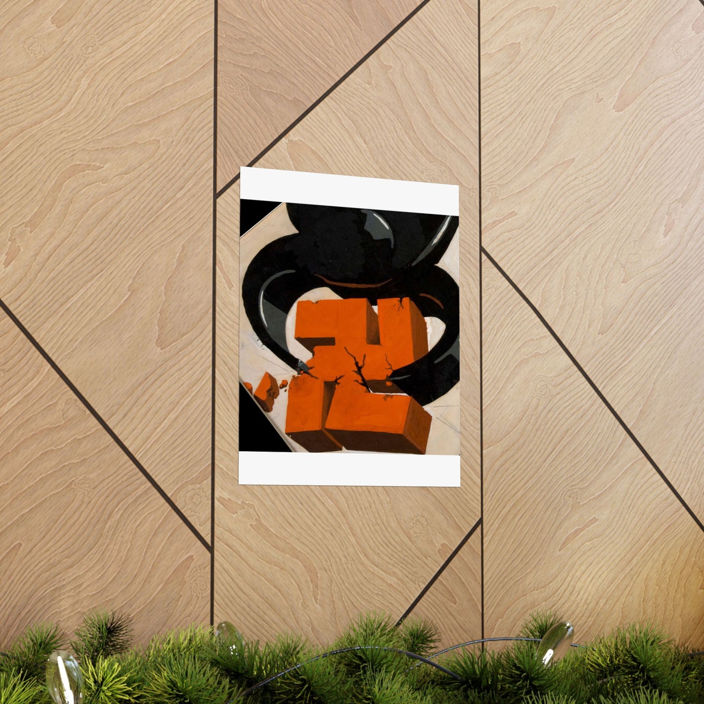 INF3-154 Give us the tools and ... Artist Frank Newbould (cropped) High Quality Matte Wall Art Poster for Home, Office, Classroom