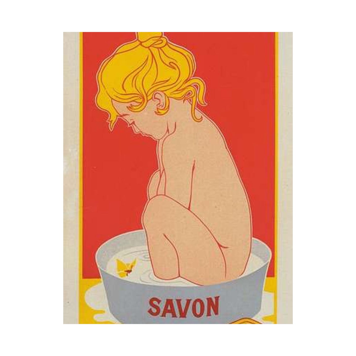 Affiche belge pour le "Savon Starlight". High Quality Matte Wall Art Poster for Home, Office, Classroom