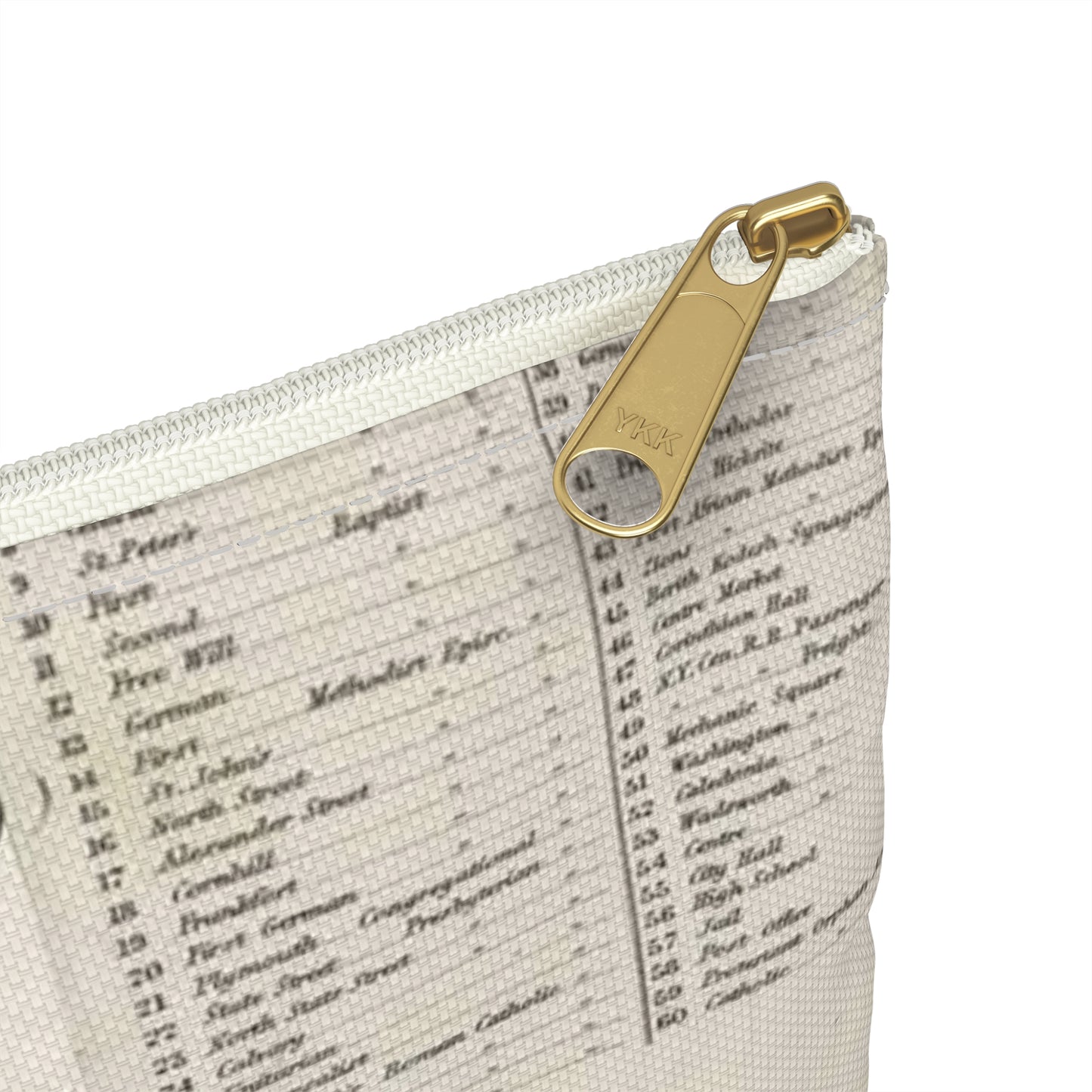 Map of the city of Rochester : from Cornells' Maps : to accompany Boyd's Rochester and six county directory / Large Organizer Pouch with Black Zipper