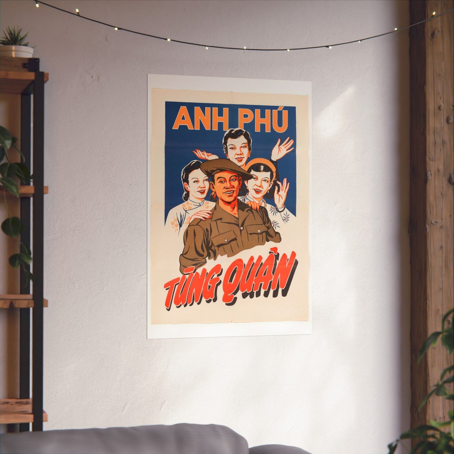 Viet Poster #5, Cold War American Propaganda poster High Quality Matte Wall Art Poster for Home, Office, Classroom