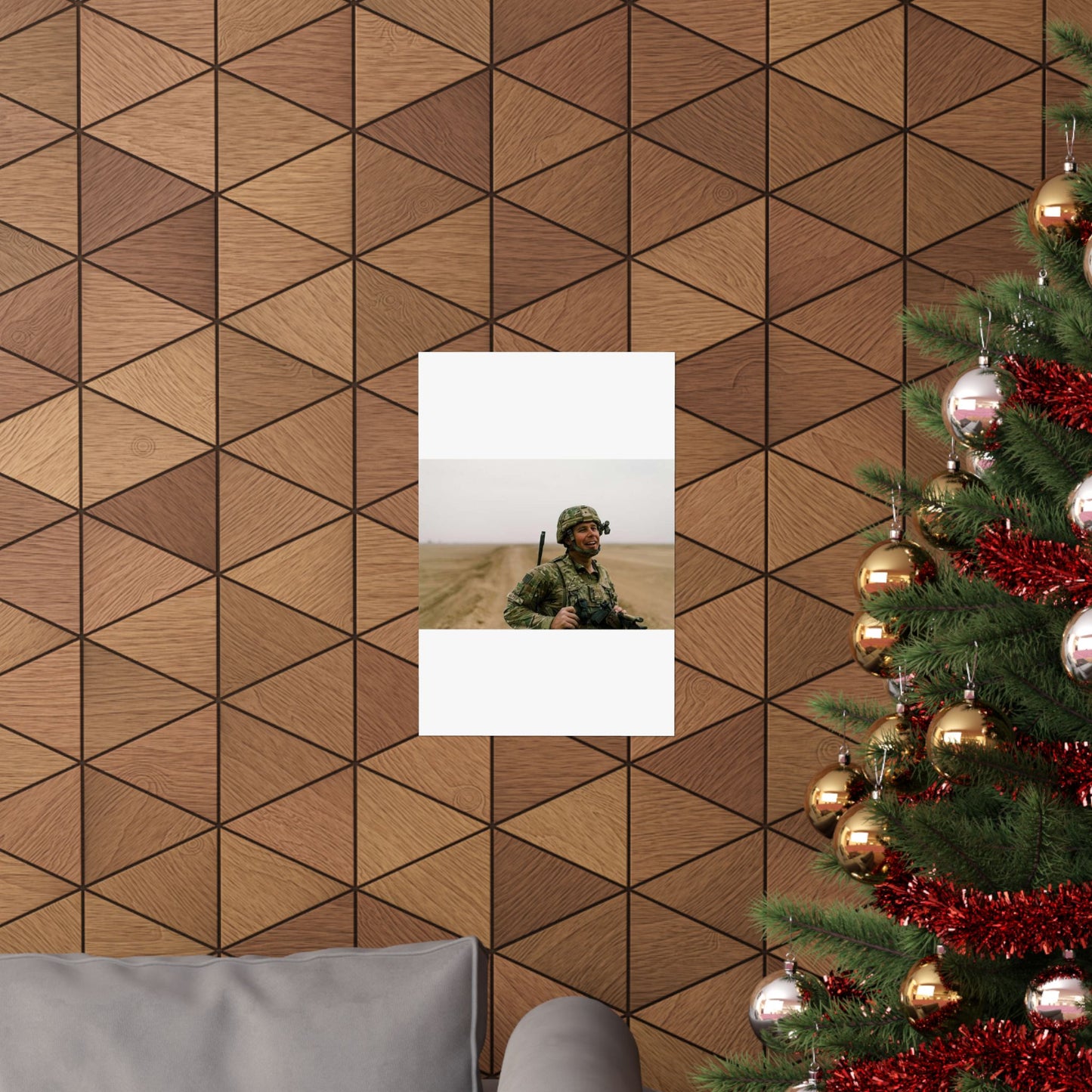 U.S. Air Force Staff Sgt. Andrew Meyer, 821st Contingency High Quality Matte Wall Art Poster for Home, Office, Classroom