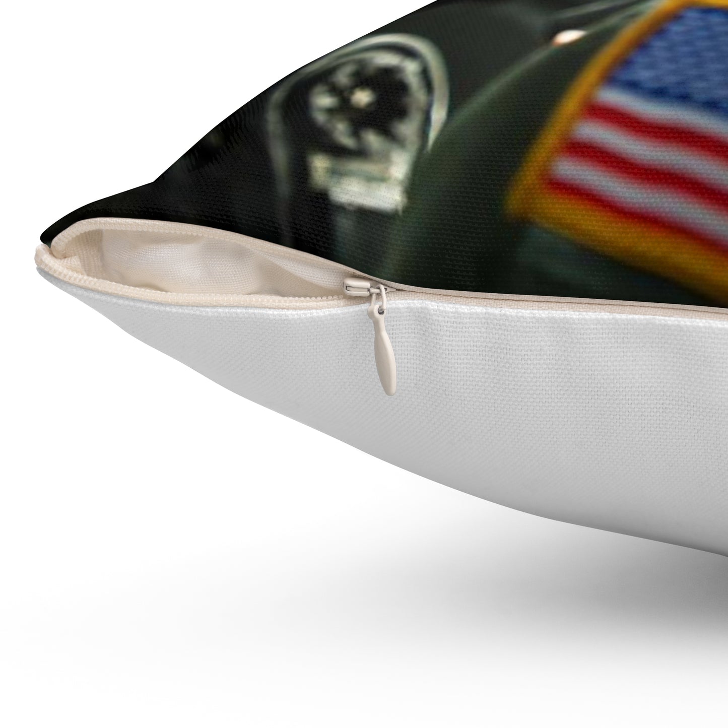 Capt. Michael Bermensolo, a pilot from the 151st Air Decorative Accent Square Pillow