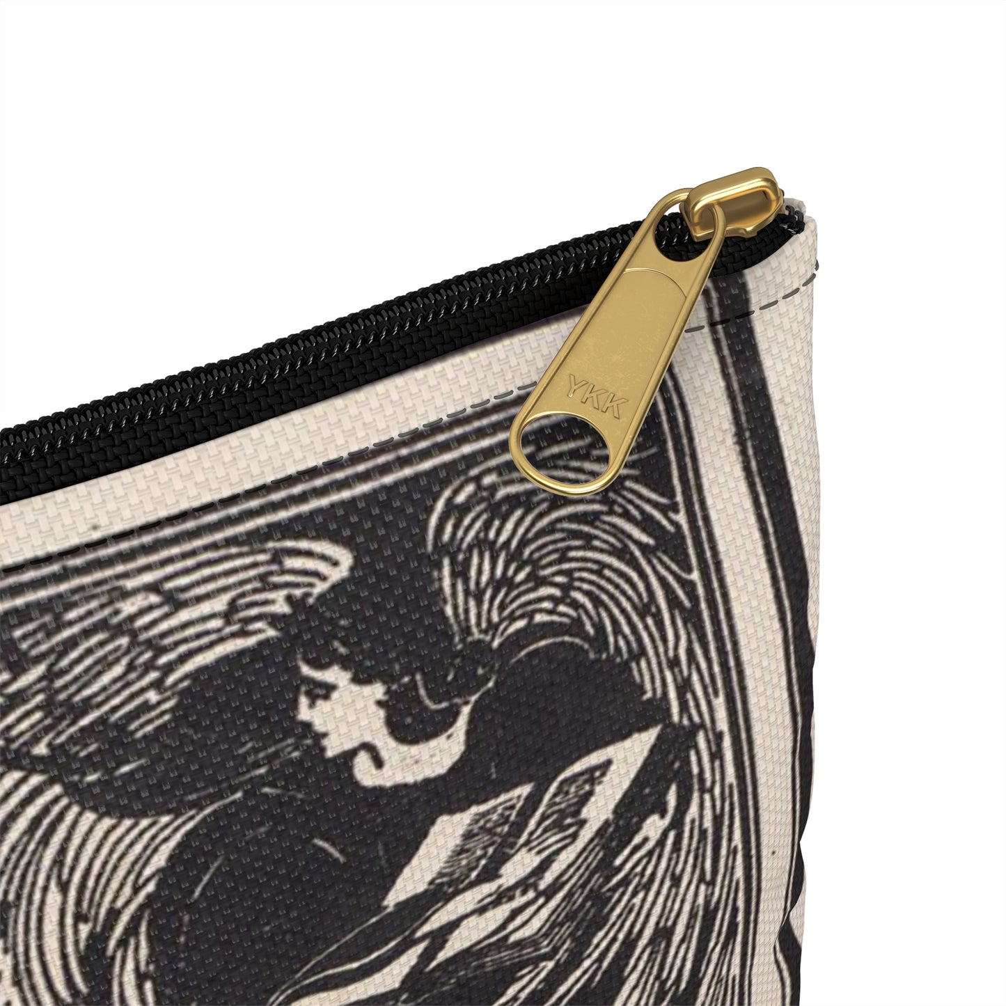Poster - The inland printer, May 1894 - Public domain lithograph Large Organizer Pouch with Black Zipper