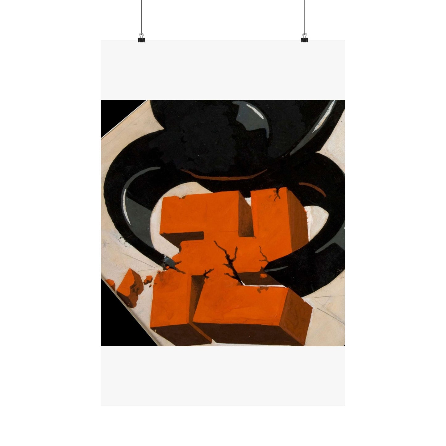 INF3-154 Give us the tools and ... Artist Frank Newbould (cropped) High Quality Matte Wall Art Poster for Home, Office, Classroom