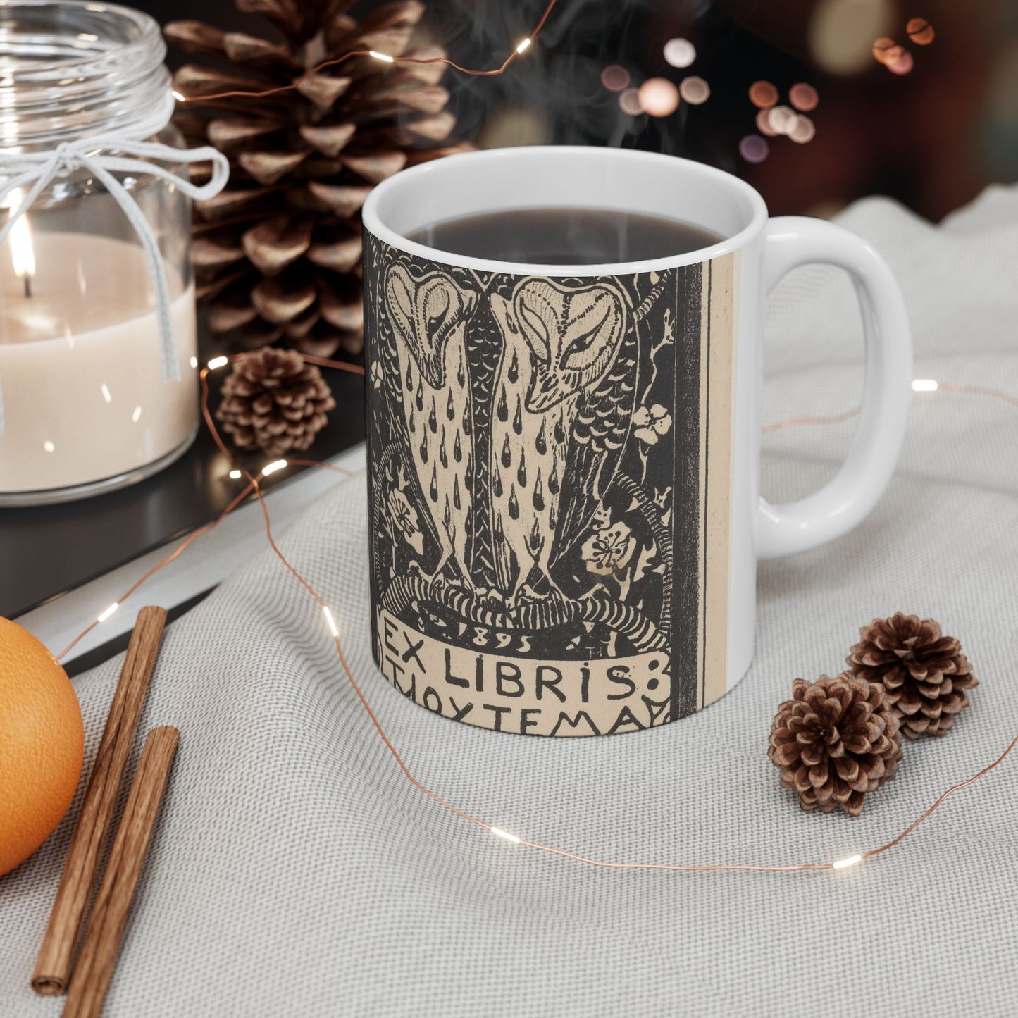 Theo van Hoytema - Ex libris van Theo van Hoytema Beautiful Novelty Ceramic Coffee Mug 11oz