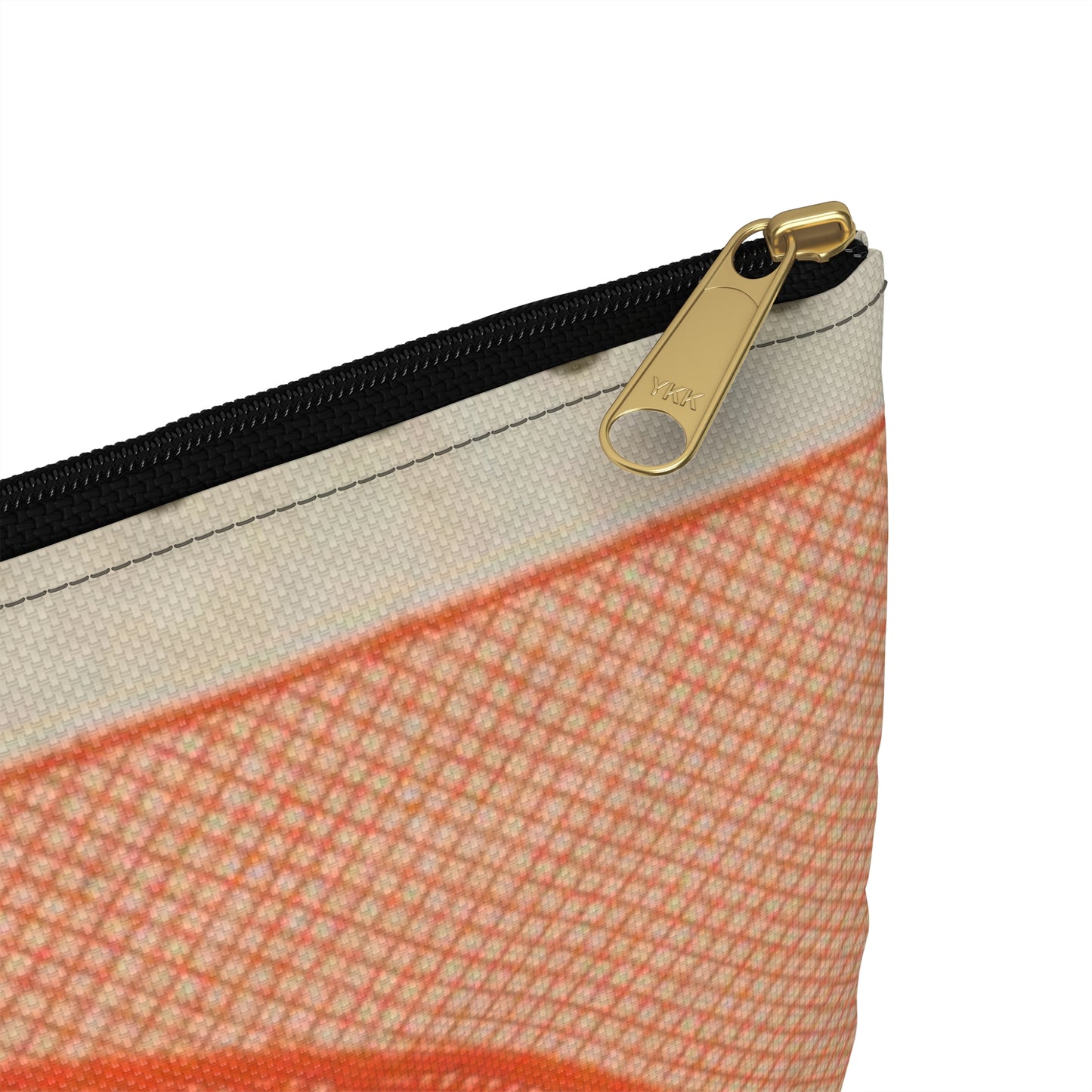 Frimärke ur Gösta Bodmans filatelistiska motivsamling, påbörjad 1950.Frimärke från Nations Unies 1958. Motiv av F. N.- märket. Large Organizer Pouch with Black Zipper
