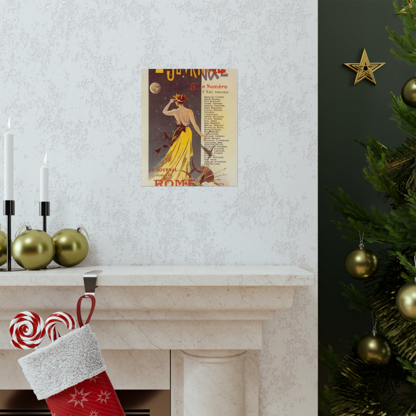 Affiche pour annoncer la publication de "Rome" dans Le Journal. High Quality Matte Wall Art Poster for Home, Office, Classroom