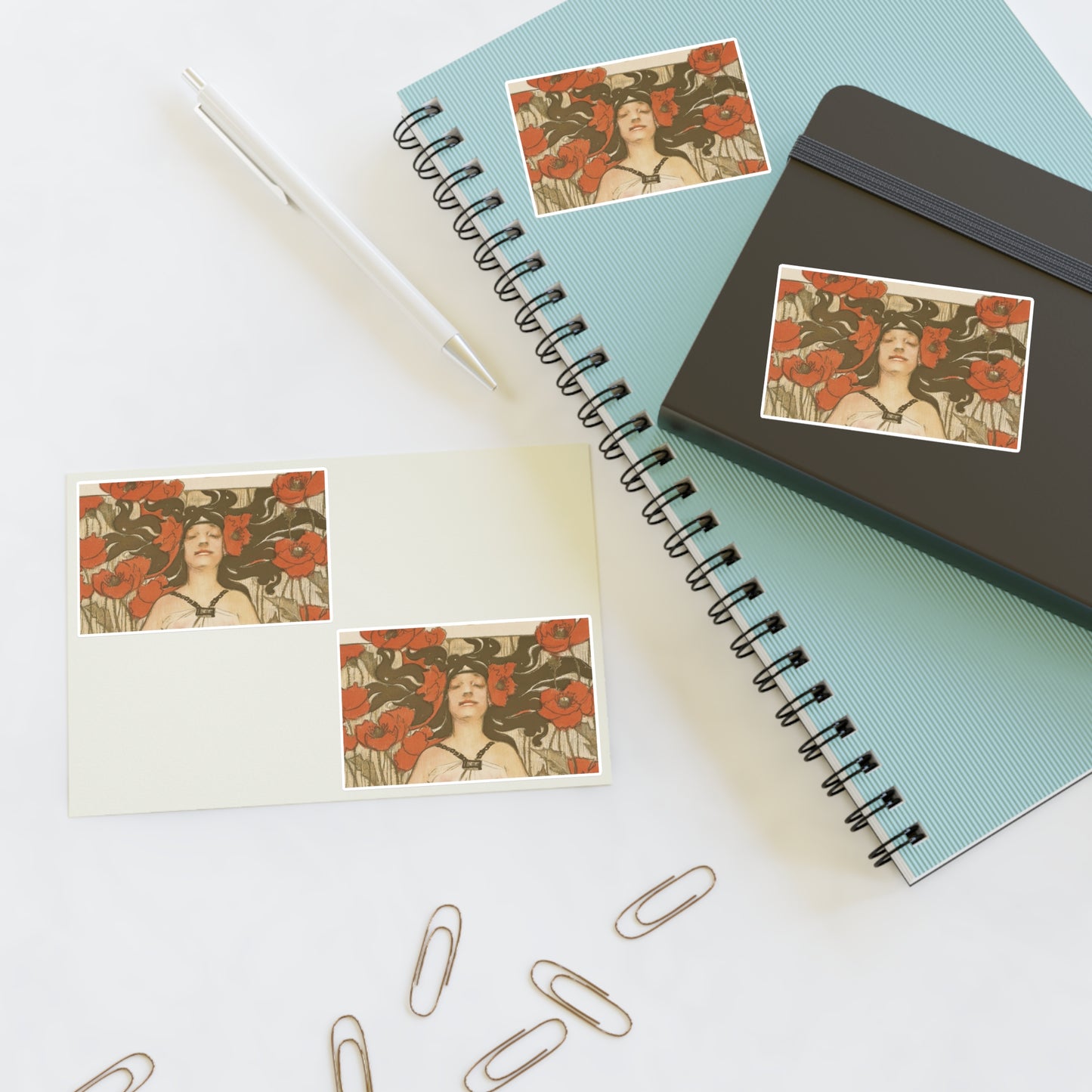 The century, August, midsummer holiday number Laminated UV Protective Vinyl Stickers