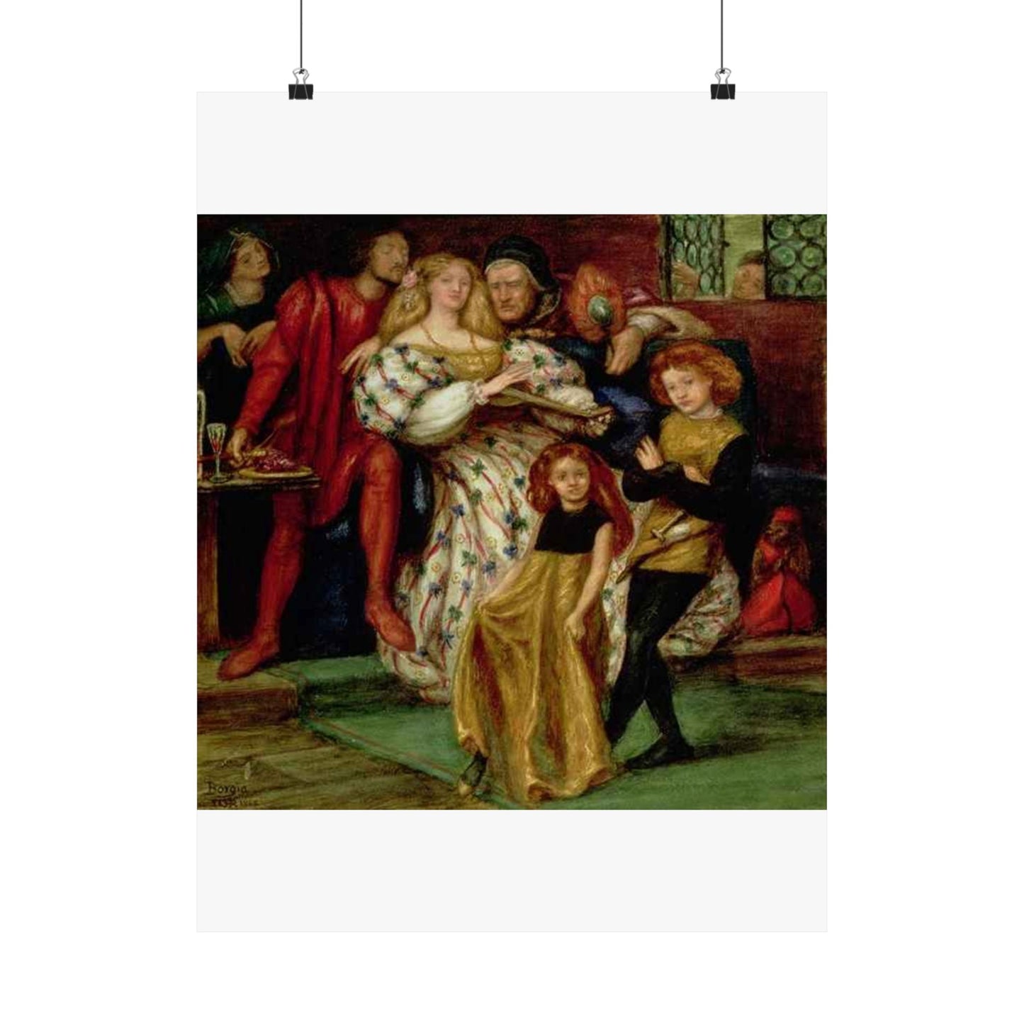 Picryl description: Public domain image of renaissance painting, 15th-16th century, free to use, no copyright restrictions High Quality Matte Wall Art Poster for Home, Office, Classroom