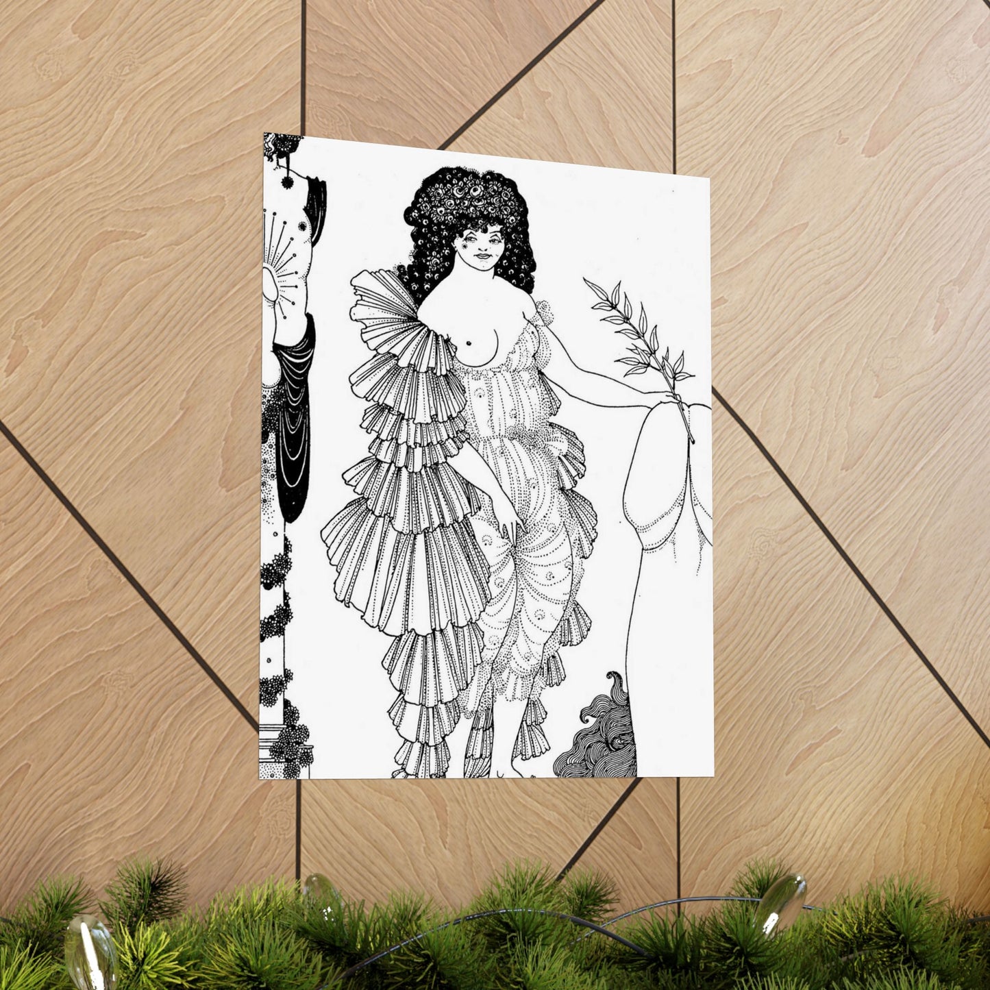 Lysistrata - Public domain botanical illustration High Quality Matte Wall Art Poster for Home, Office, Classroom