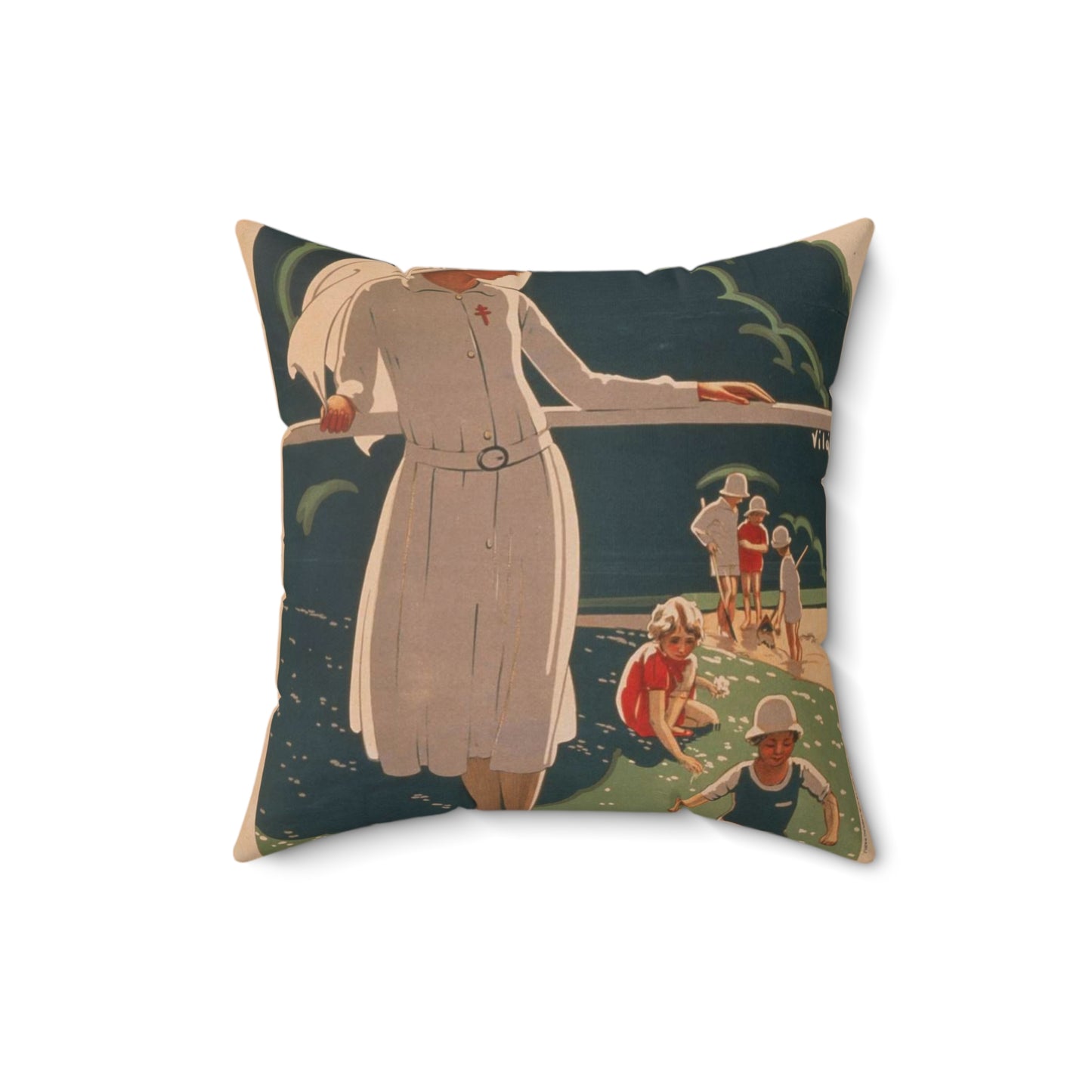 Achetez le timbre antituberculeux Decorative Accent Square Pillow