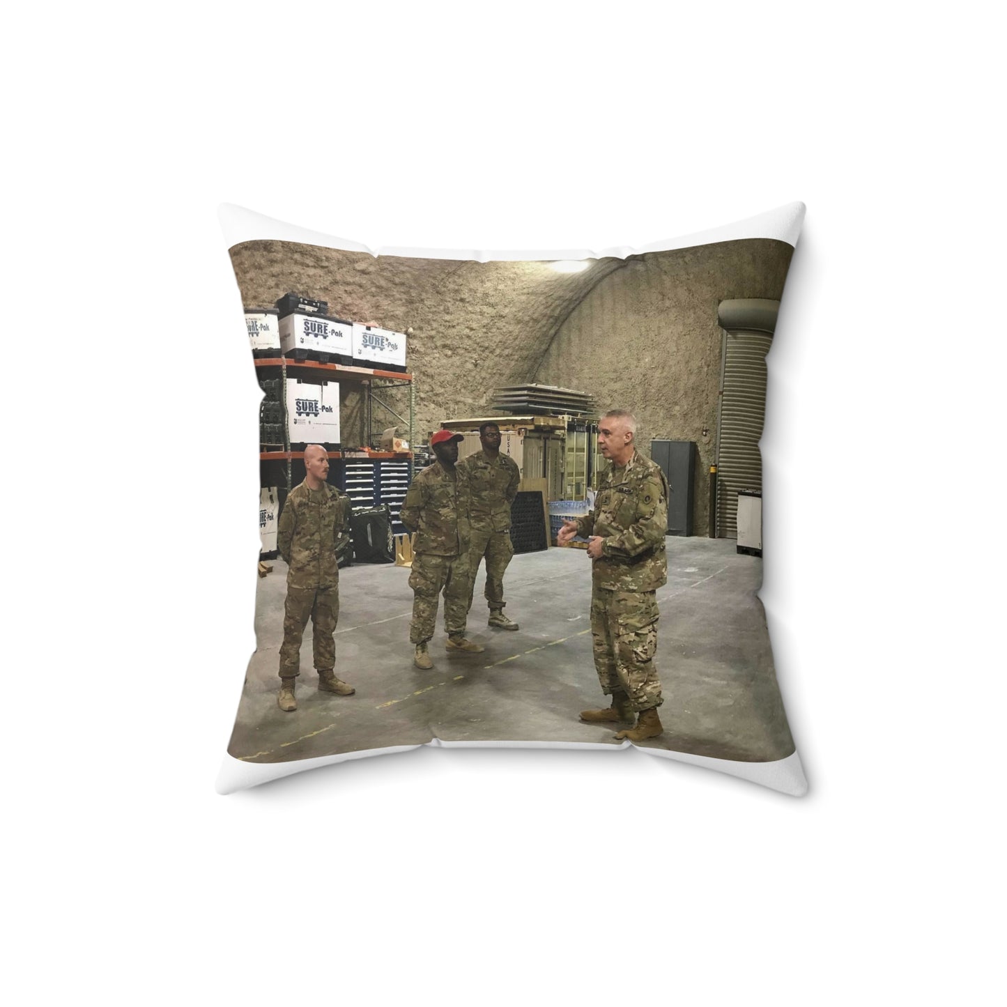 Maj. Gen. John P. Sullivan, commanding general of the Decorative Accent Square Pillow