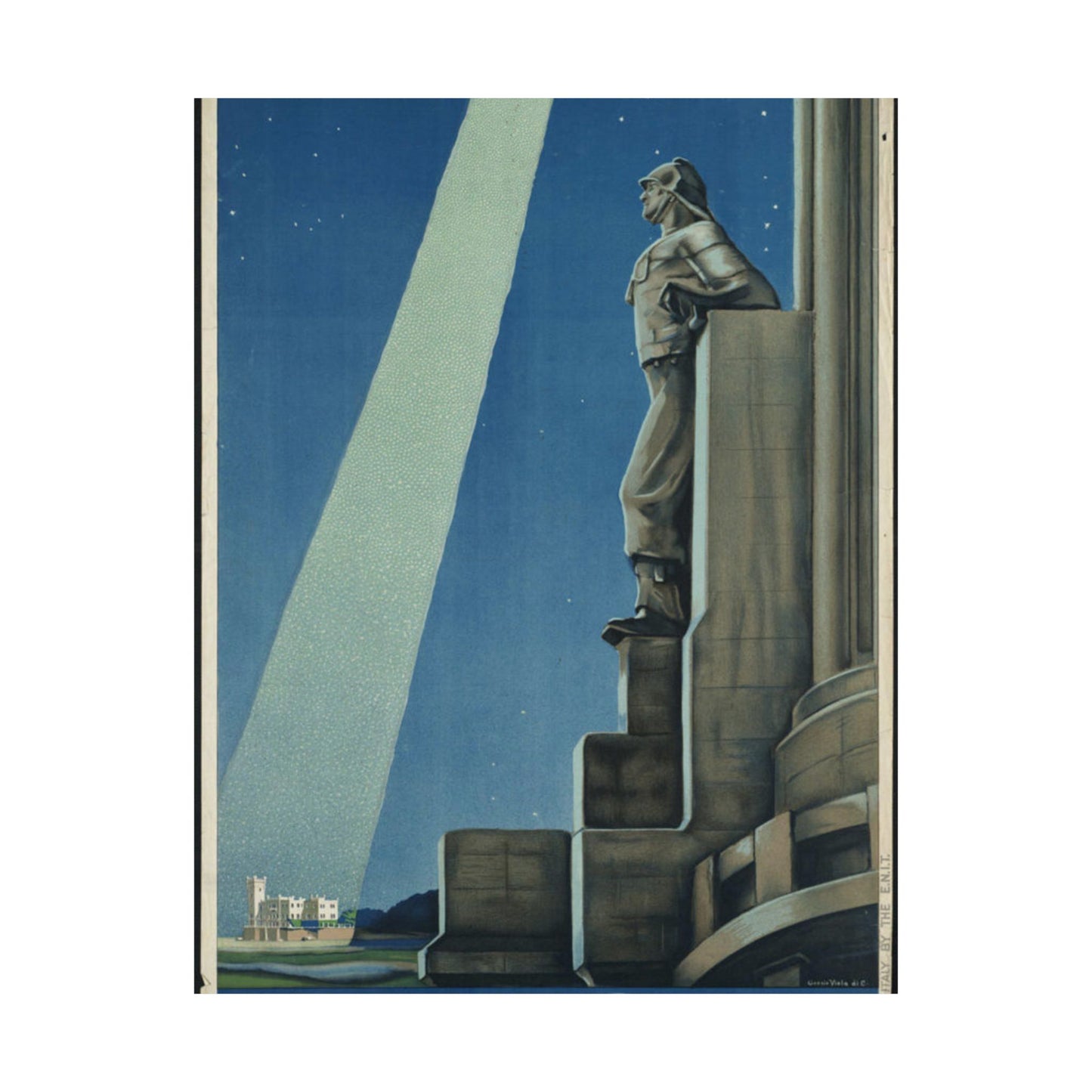 Trieste. Vintage Travel Posters, 1920s-1930s High Quality Matte Wall Art Poster for Home, Office, Classroom