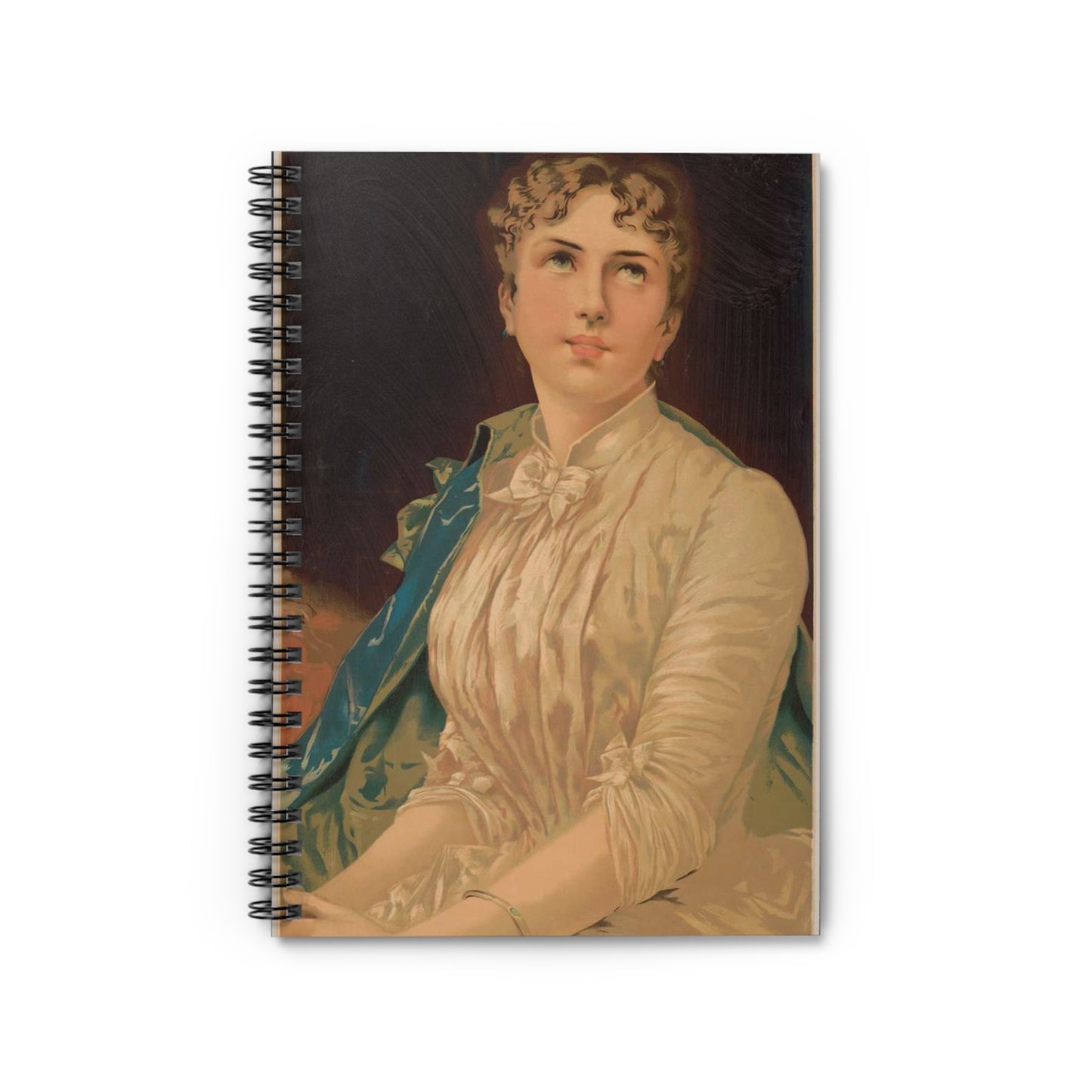 Devotion - Print, Library of Congress collection Spiral Bound Ruled Notebook with Printed Cover