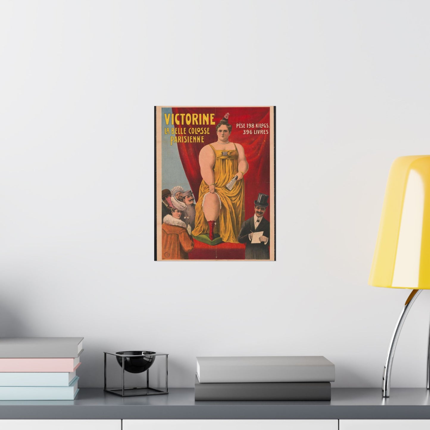 Victorine - La bele colosse Parisienne High Quality Matte Wall Art Poster for Home, Office, Classroom