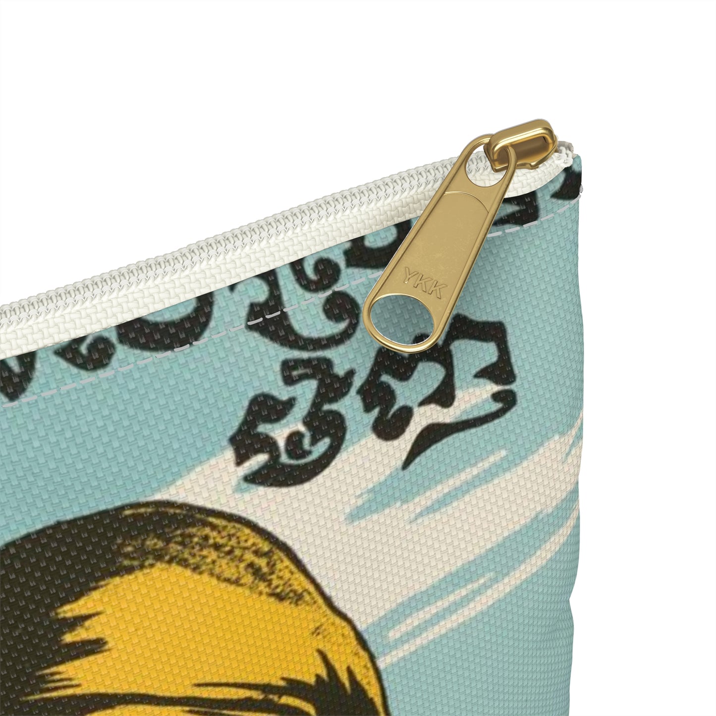 Cambodian - Blood, United States information service propaganda Large Organizer Pouch with Black Zipper