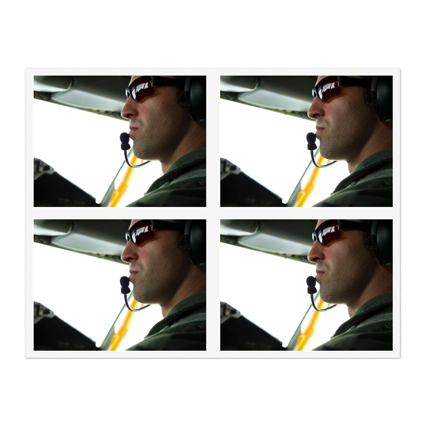 Capt. Michael Bermensolo, a pilot from the 151st Air Laminated UV Protective Vinyl Stickers