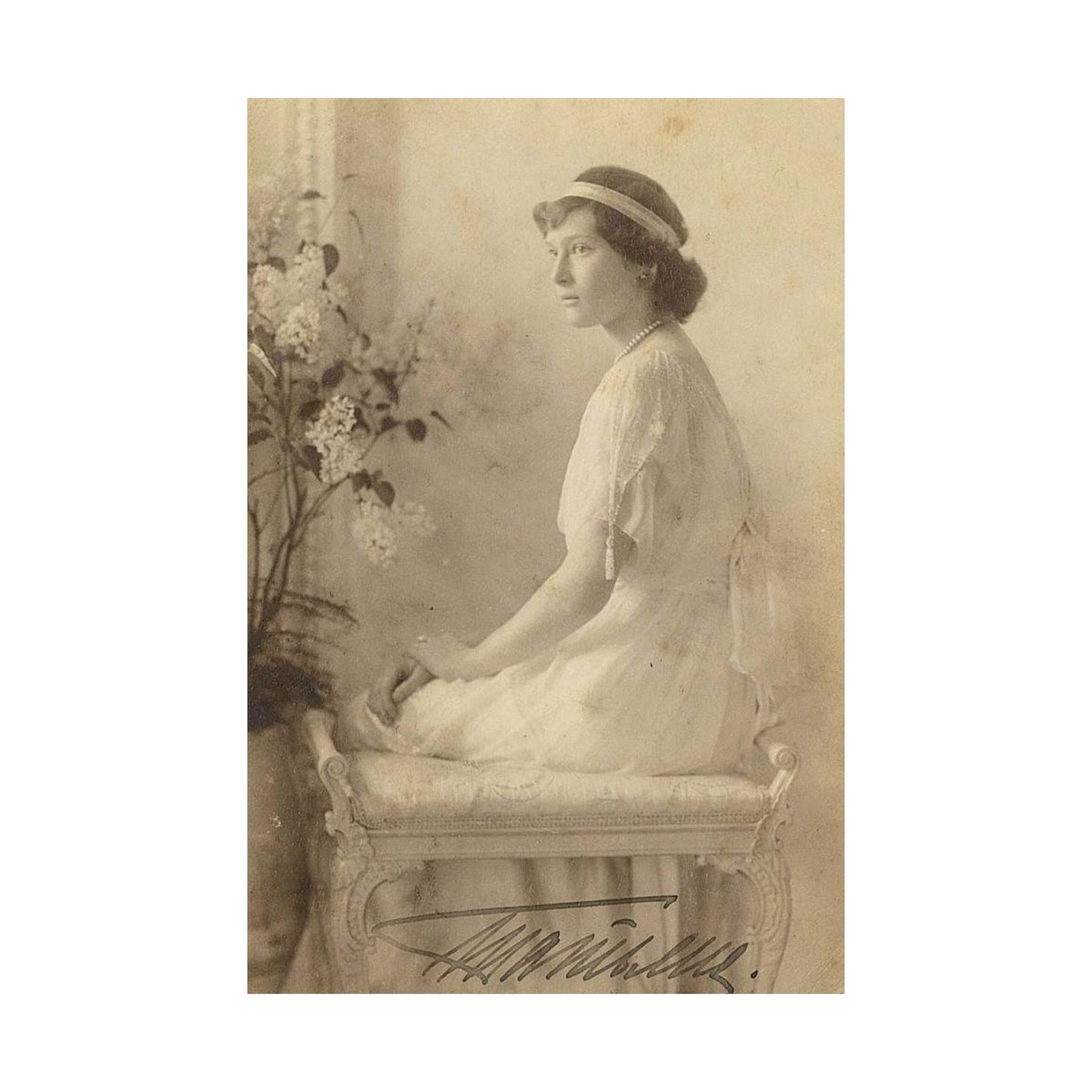 Tatyana Nikolaevna 1914 - Public domain portrait print High Quality Matte Wall Art Poster for Home, Office, Classroom