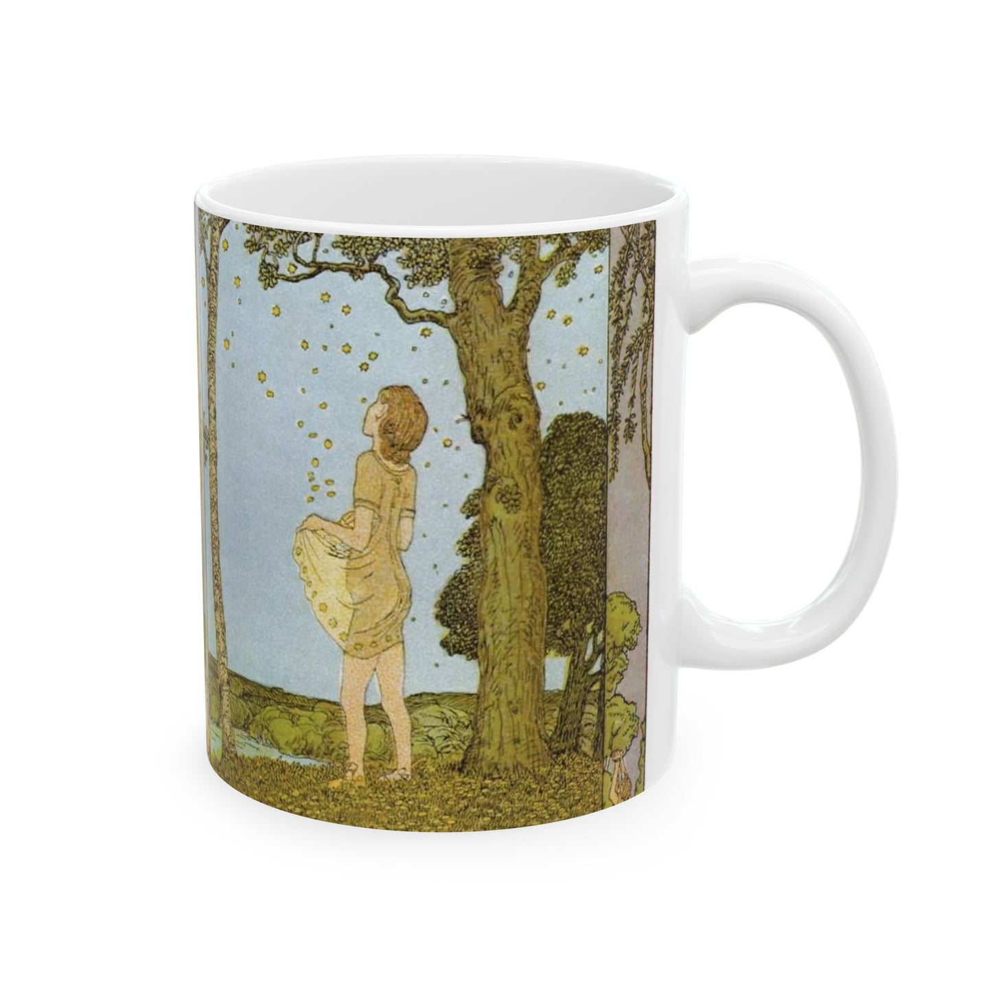 Heinrich Vogeler - Illustration Die Sterntaler Beautiful Novelty Ceramic Coffee Mug 11oz