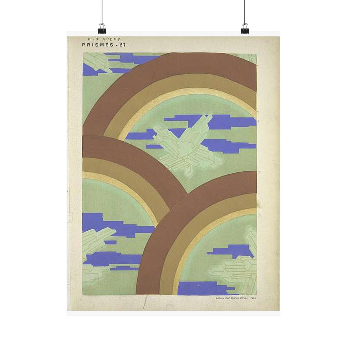 Prismes - EA Séguy - 1933 - page 29 High Quality Matte Wall Art Poster for Home, Office, Classroom