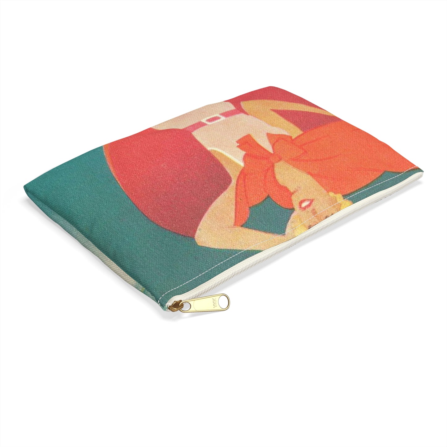 Jupp Wiertz - Zoppot, das Weltbad an der Ostsee Large Organizer Pouch with Black Zipper