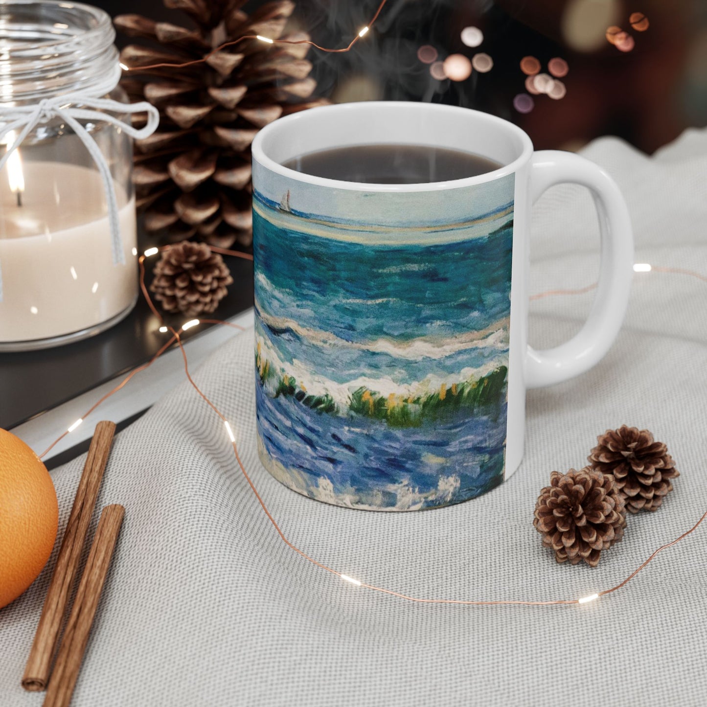 Seascape at Saintes-Maries - My Dream Beautiful Novelty Ceramic Coffee Mug 11oz