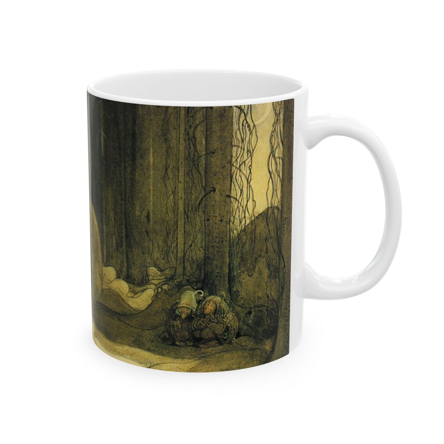 The changeling, John Bauer, 1913 - fairy tale illustration Beautiful Novelty Ceramic Coffee Mug 11oz