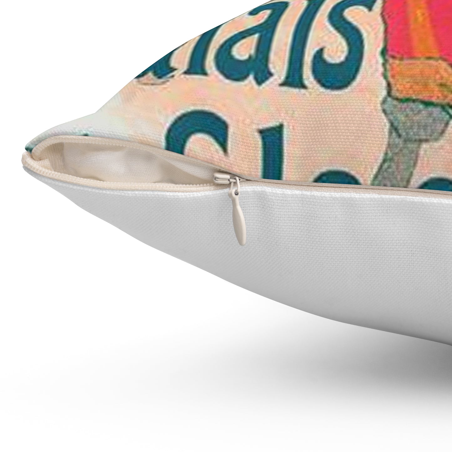 Nouvelle affiche pour le "Palais de Glace". Decorative Accent Square Pillow