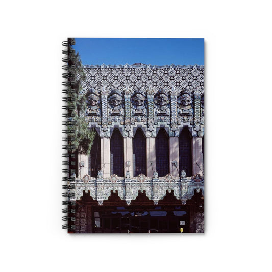 Photographs of buildings in Los Angeles, California and the surrounding area Spiral Bound Ruled Notebook with Printed Cover