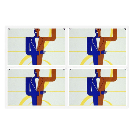 WPA Federal Music Project of New York City presents free band concerts [at the] Brooklyn Museum Laminated UV Protective Vinyl Stickers