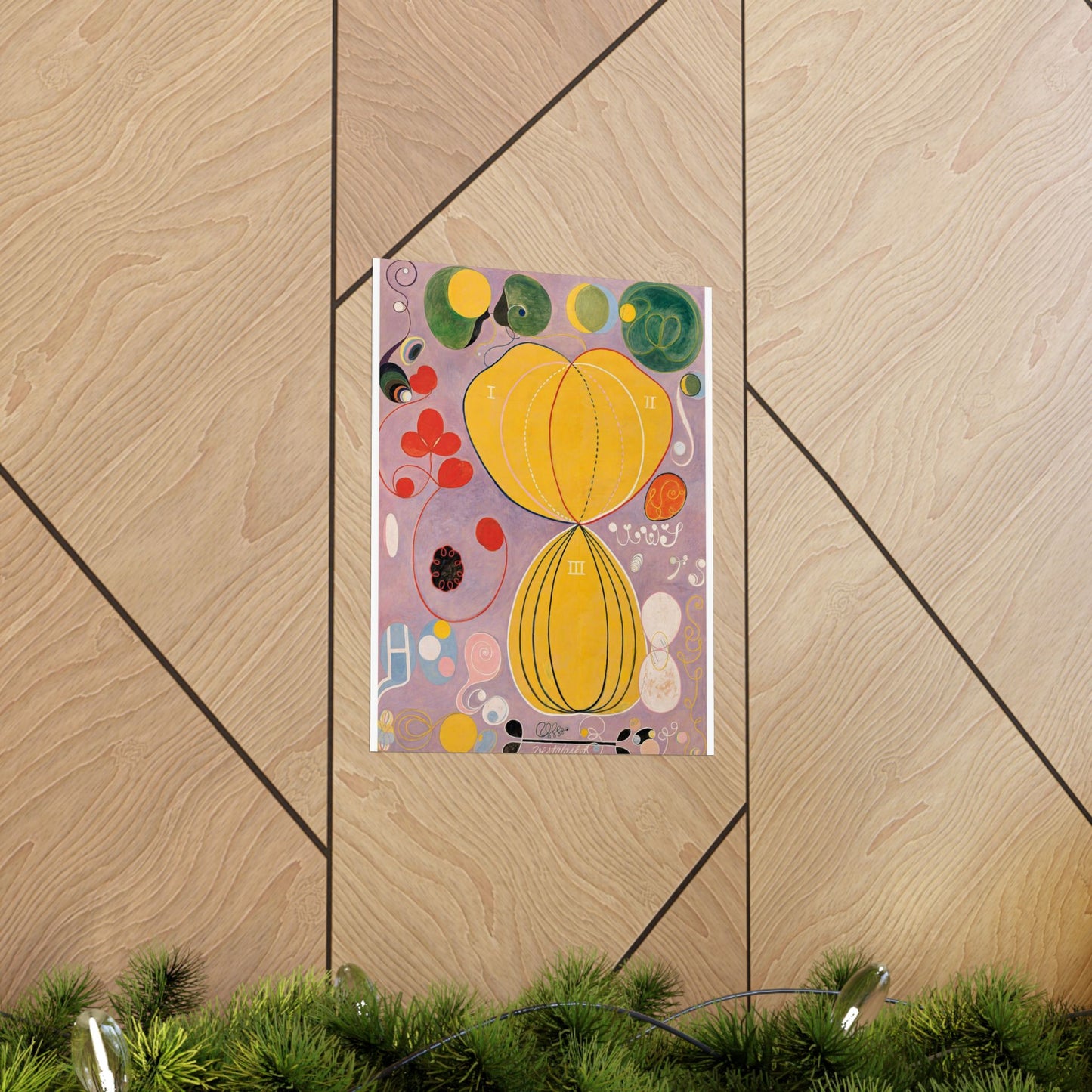Hilma af Klint - The Ten Largest No. 7 - Adulthood - 1907 High Quality Matte Wall Art Poster for Home, Office, Classroom