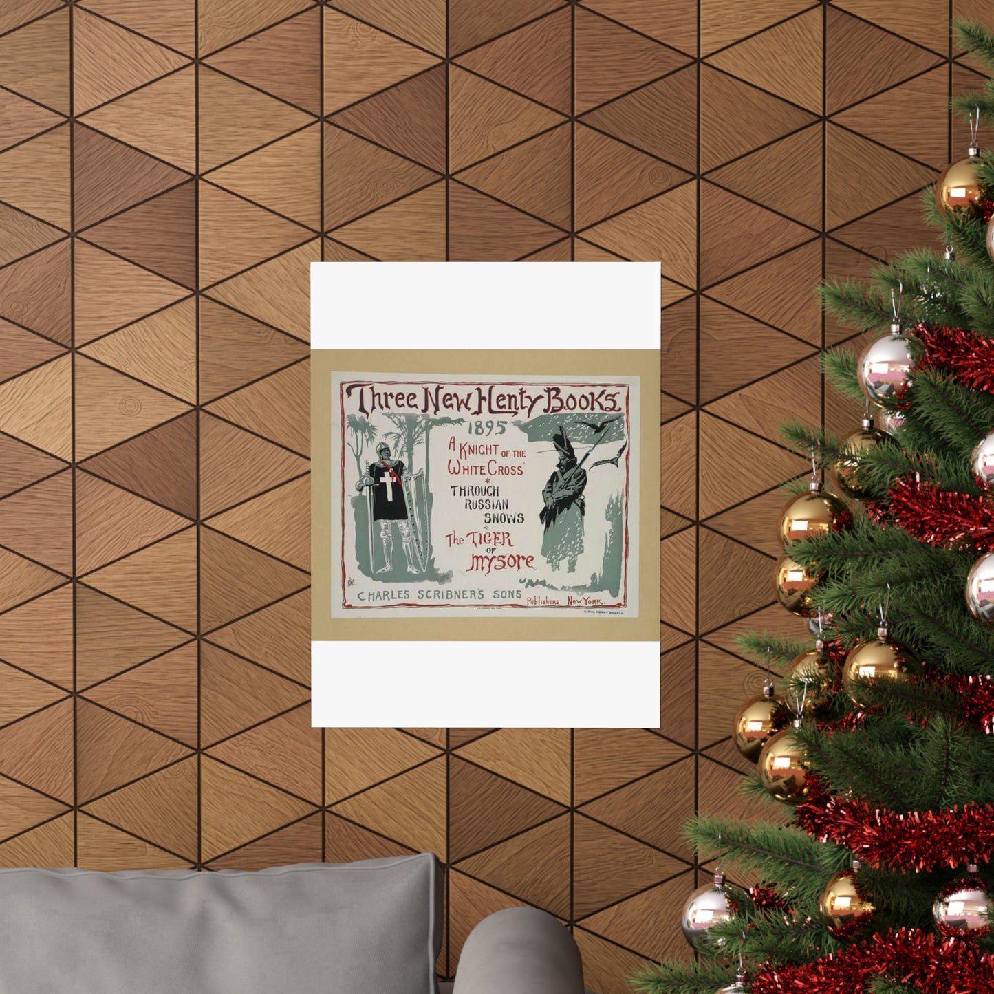 Three new Henty books., Art Nouveau Poster High Quality Matte Wall Art Poster for Home, Office, Classroom