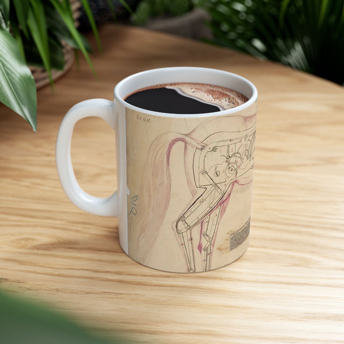 Patent drawing - Drawing of Toy Horse Public domain  image Beautiful Novelty Ceramic Coffee Mug 11oz