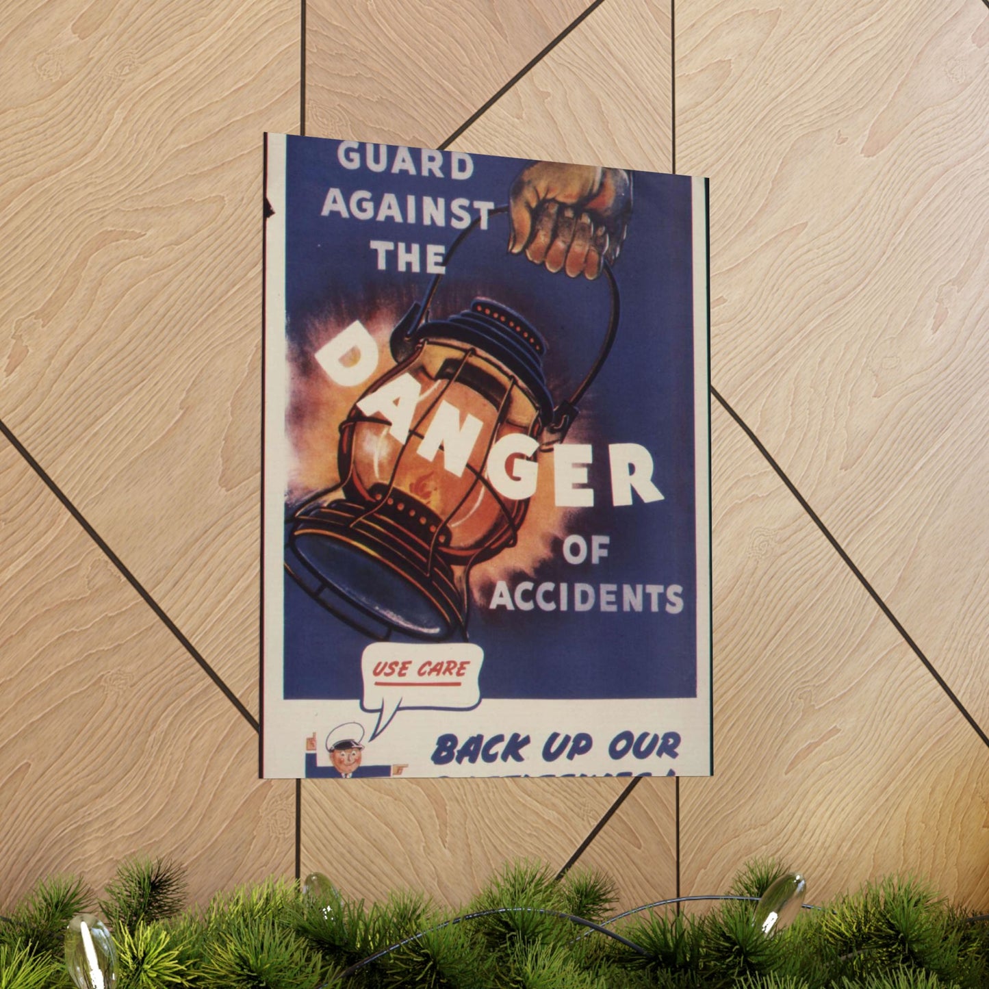 Guard against the danger of accidents. Back up our battleskies^ - NARA - 535358 High Quality Matte Wall Art Poster for Home, Office, Classroom