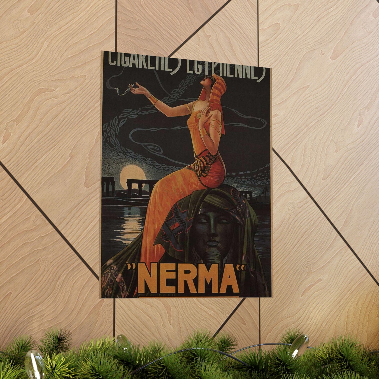 Cigarettes-Egyptiennes-Nerma-Gaspar-Camps-1924 High Quality Matte Wall Art Poster for Home, Office, Classroom