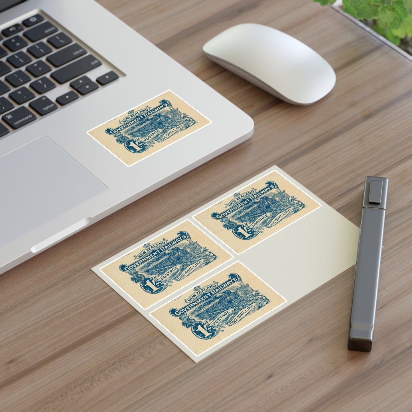 One shilling die proof for the proposed Railways Department stamp issue Laminated UV Protective Vinyl Stickers