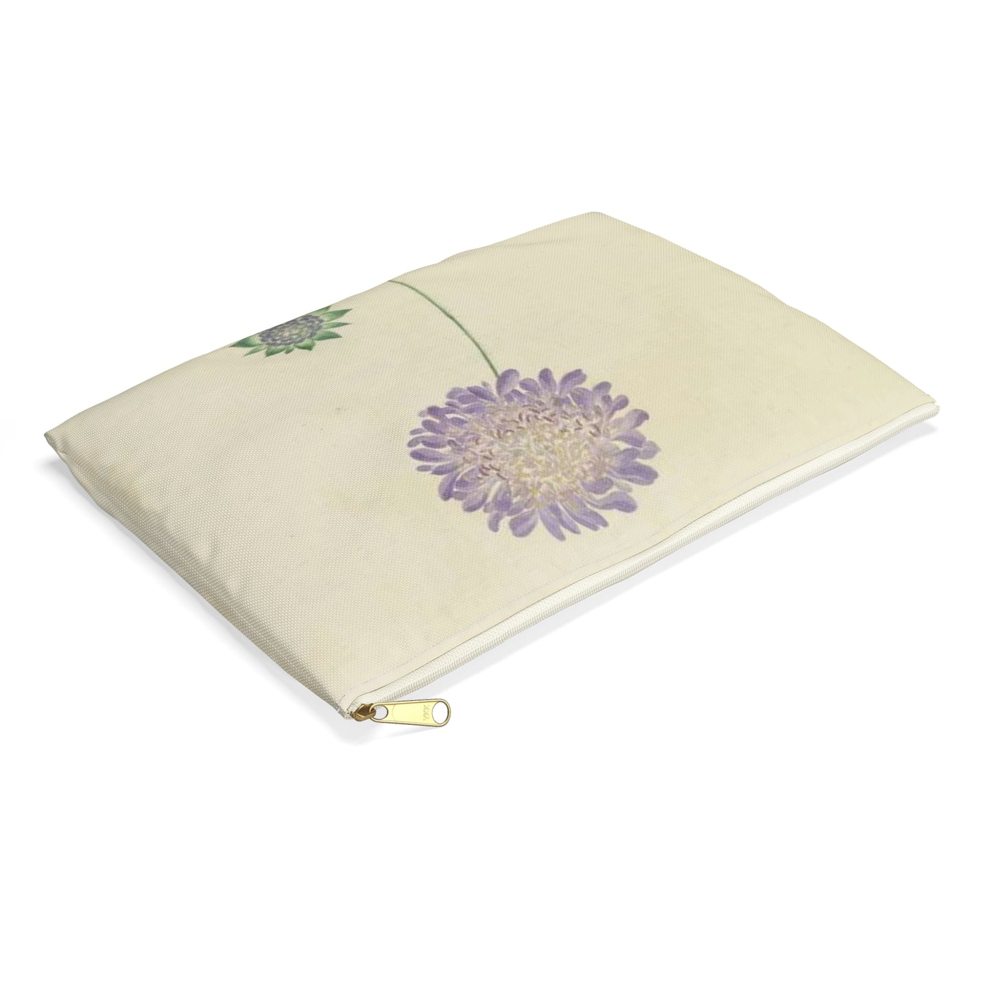 Scabiosa by Lydia Penrose Large Organizer Pouch with Black Zipper