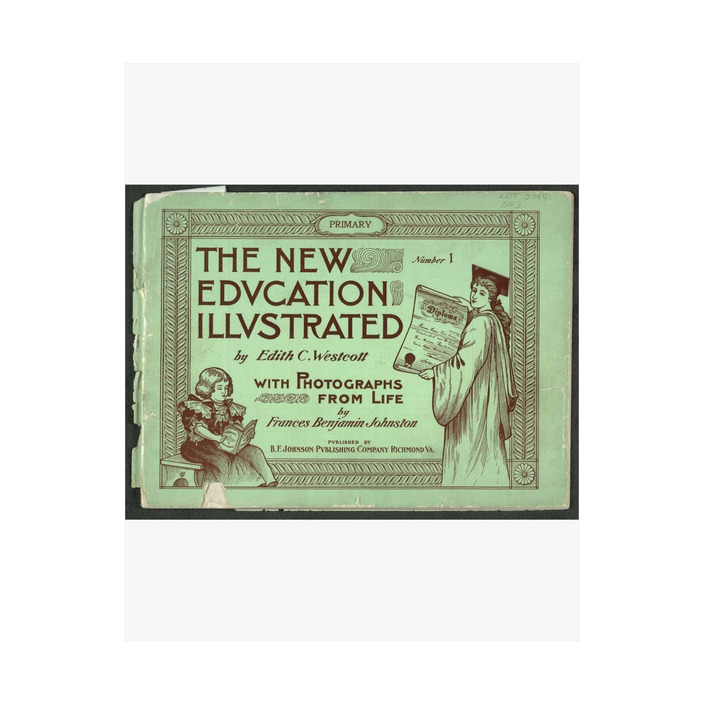 The New Education Illustrated by Edith C. Westcott with photograhs from life by Frances Benjamin Johnston, Number 1 - Primary High Quality Matte Wall Art Poster for Home, Office, Classroom