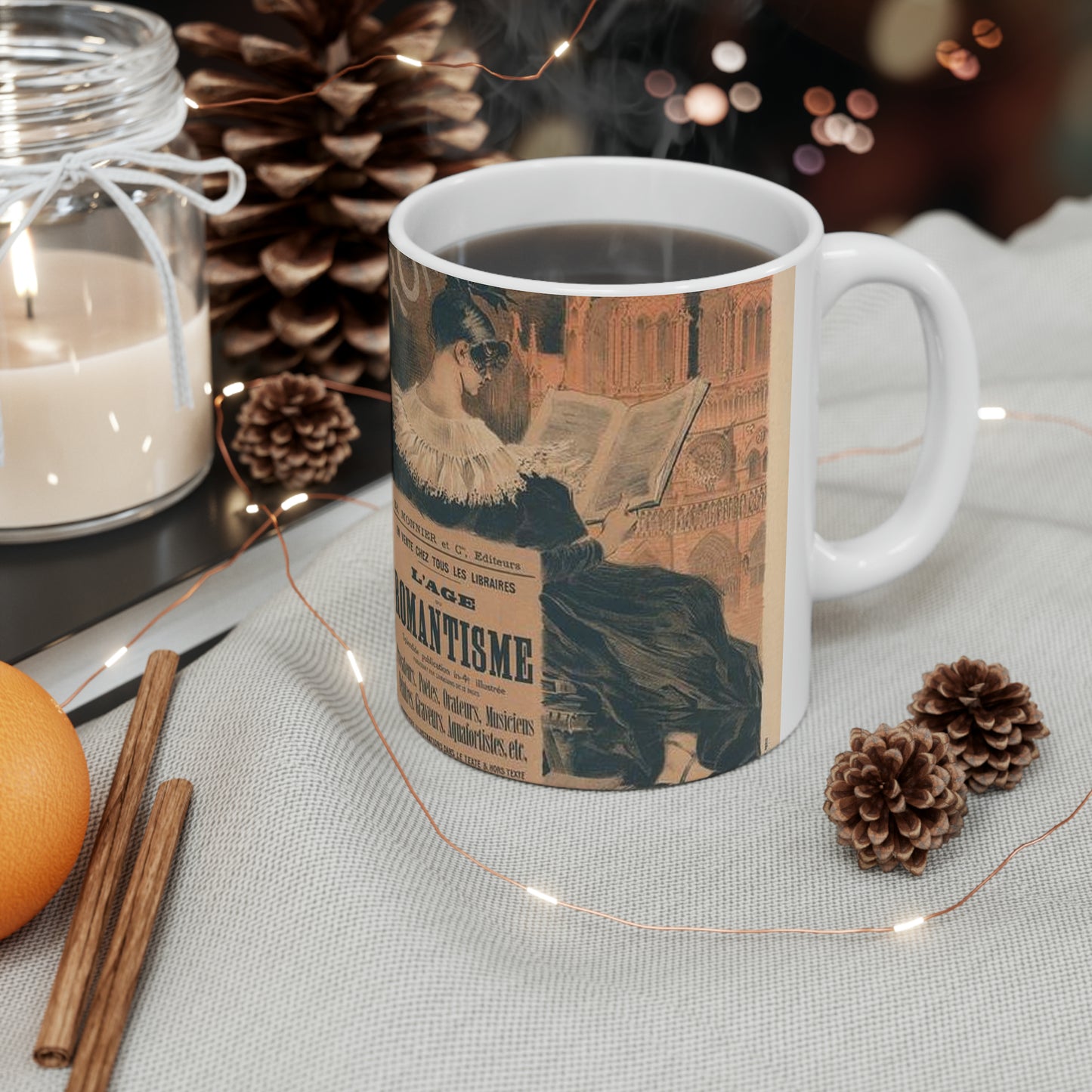 Affiche pour la "Librairie Romantique". Beautiful Novelty Ceramic Coffee Mug 11oz