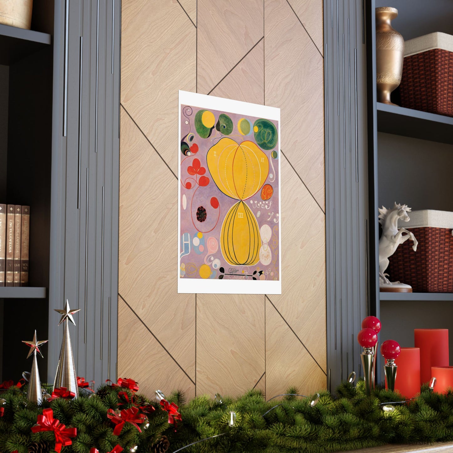 Hilma af Klint - The Ten Largest No. 7 - Adulthood - 1907 High Quality Matte Wall Art Poster for Home, Office, Classroom