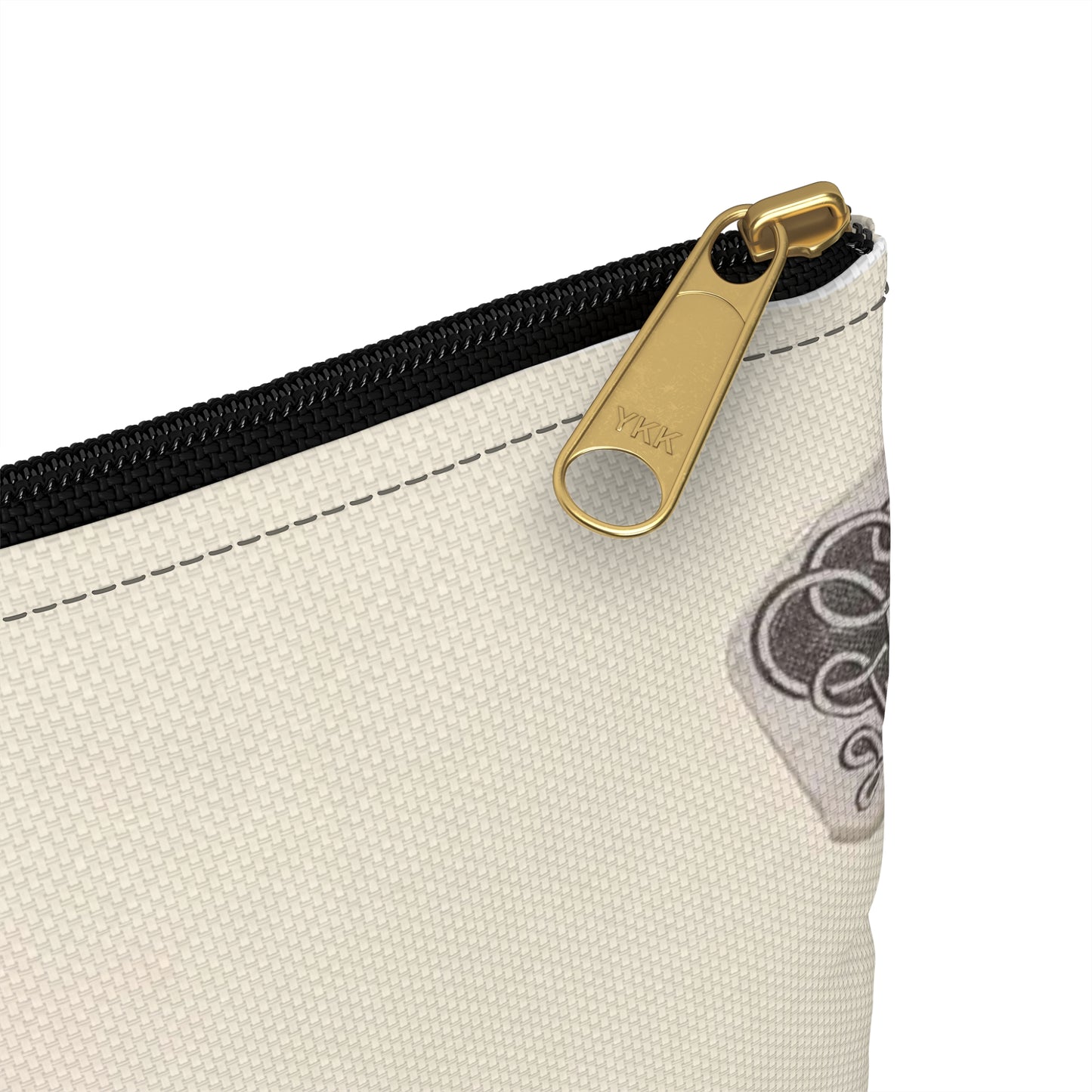 Leonardo da Vinci - Fourth Knot Large Organizer Pouch with Black Zipper