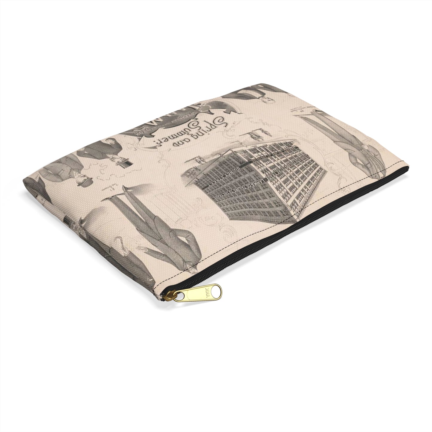 Spring and summer. Specially designed for Lamm & Co. tailors to the trade Large Organizer Pouch with Black Zipper
