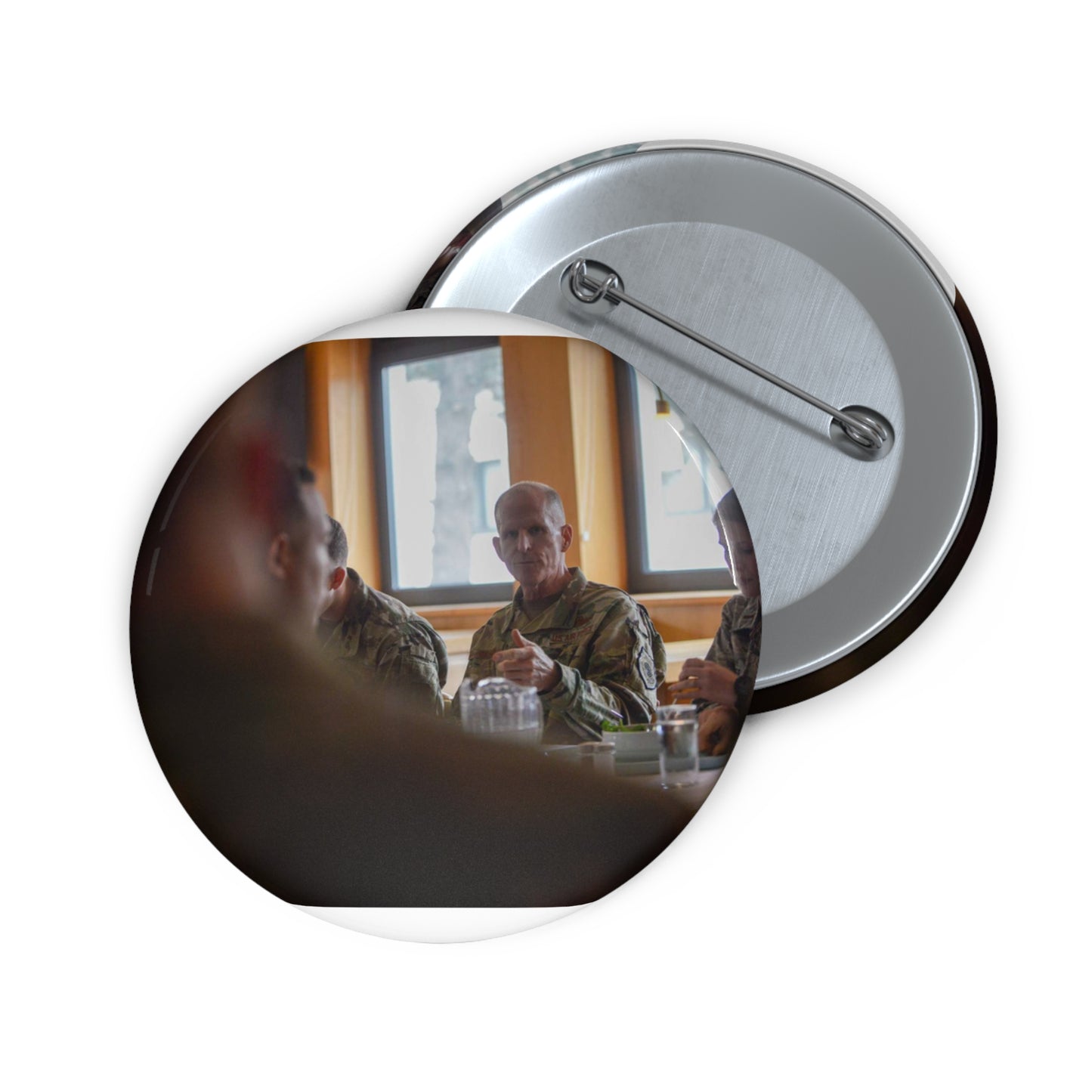 U.S. Air Force Gen. Stephen W. Wilson, Vice Chief of Pin Buttons with Crisp Design