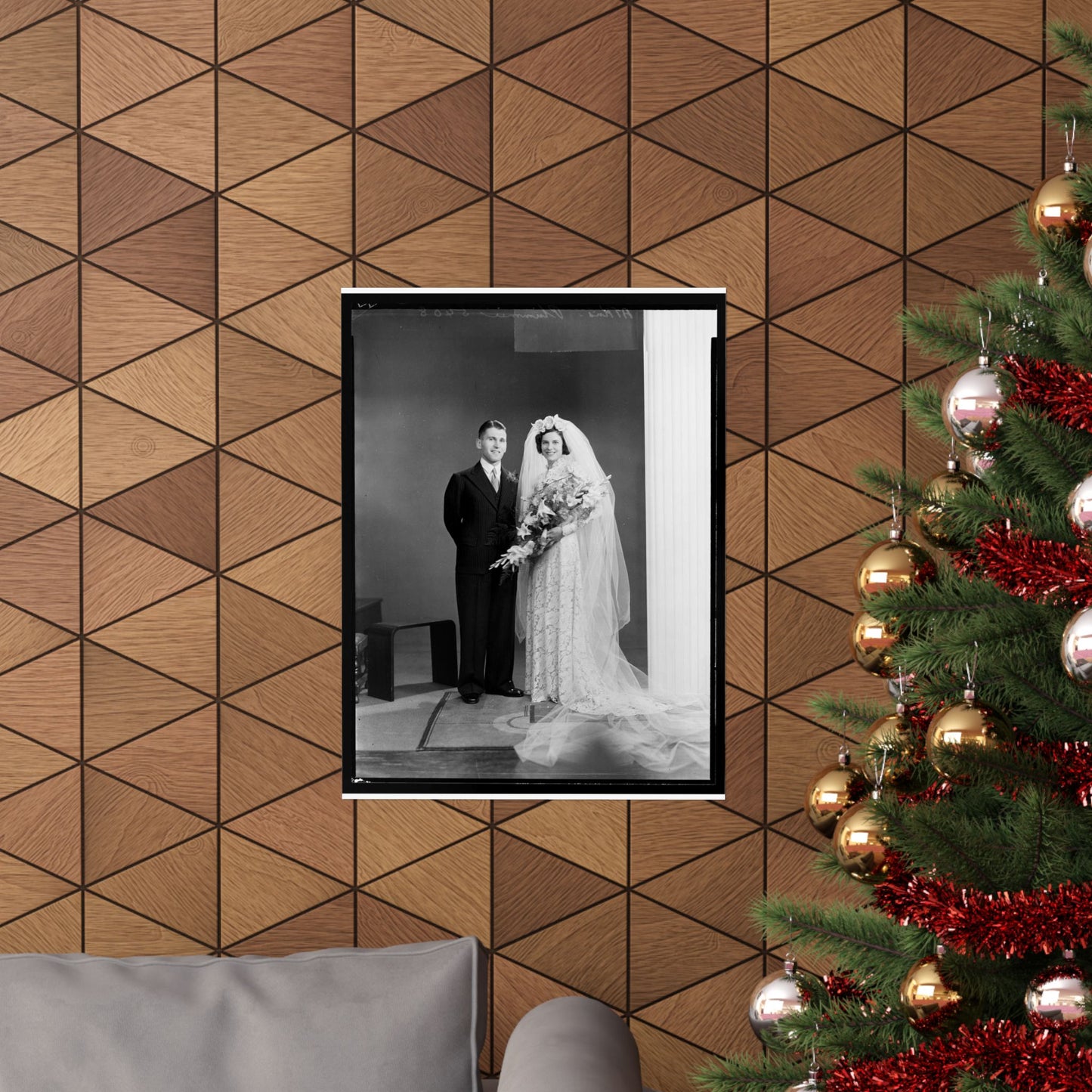 Atkins-Plummer wedding: the bride and groom High Quality Matte Wall Art Poster for Home, Office, Classroom