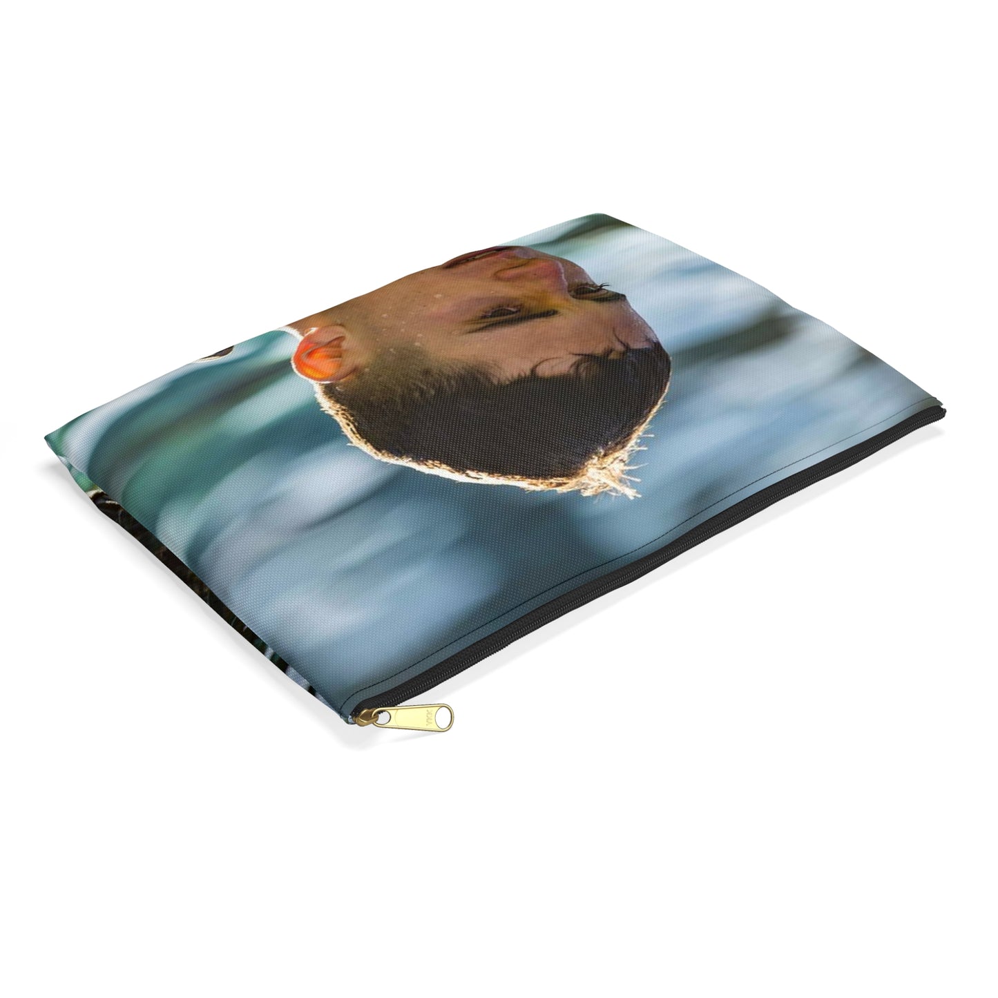 U.S. Marine Corps Lance Cpl. Kyle Lynch, 7th Engineer Large Organizer Pouch with Black Zipper